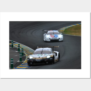 Porsche 911 RSR 24 Hours of Le Mans 2019 Posters and Art